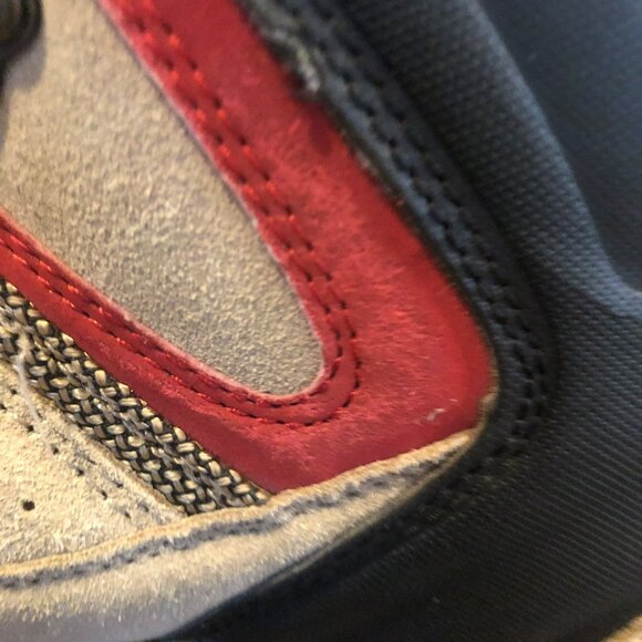 Lands End Mens Alpine Trekker Hiking Suede Boots Lace Up Camel Brown 10D - Picture 9 of 9